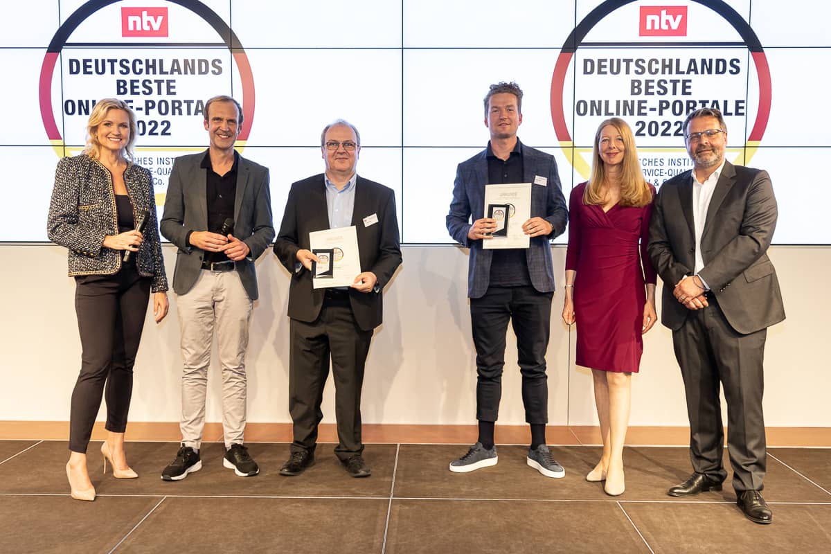 Jonny Fresh erhält Preis als eines der besten Online-Portale 2022 in Deutschland