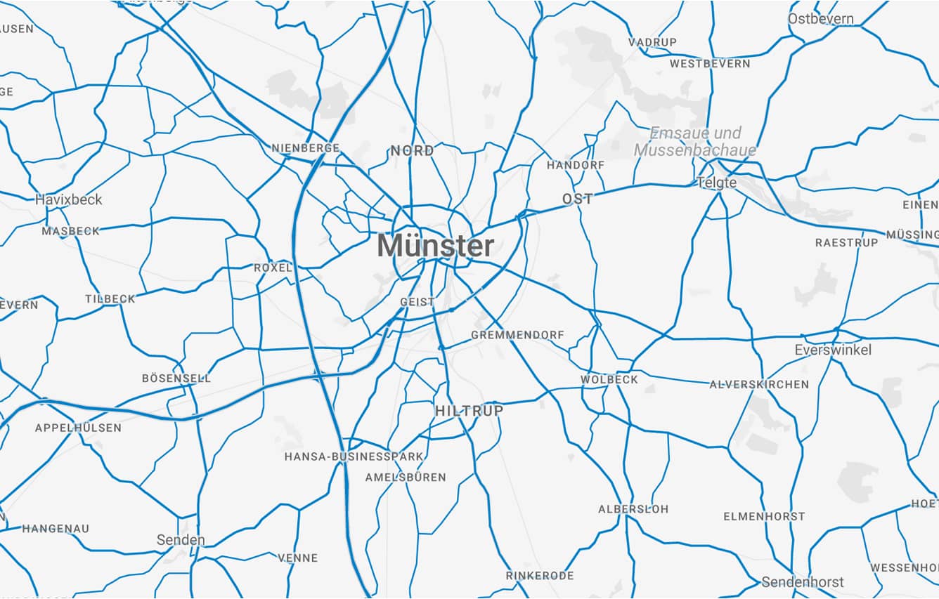 Stadtkarte Münster